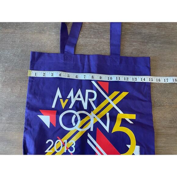 Maroon 5 Adam Levine Band Concert Canvas Tote Bag - Picture 3 of 4